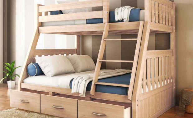 twin triple bunk bed with trundle