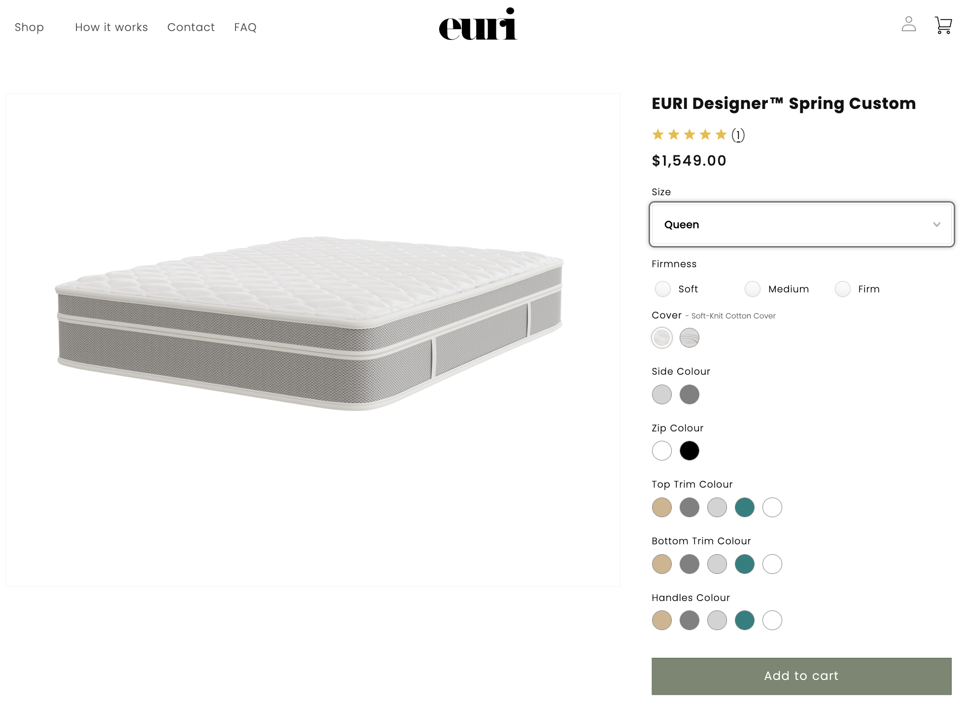 Euri Designer Spring Mattress