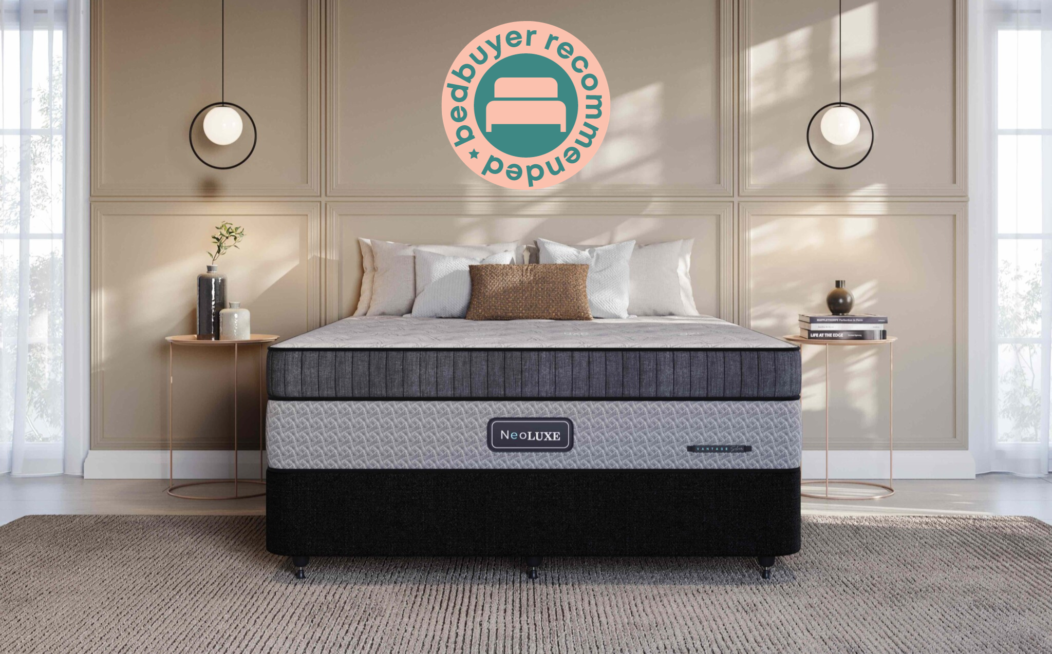 alt="Neoluxe Vantage Silver - Best mattress Australia 2025"