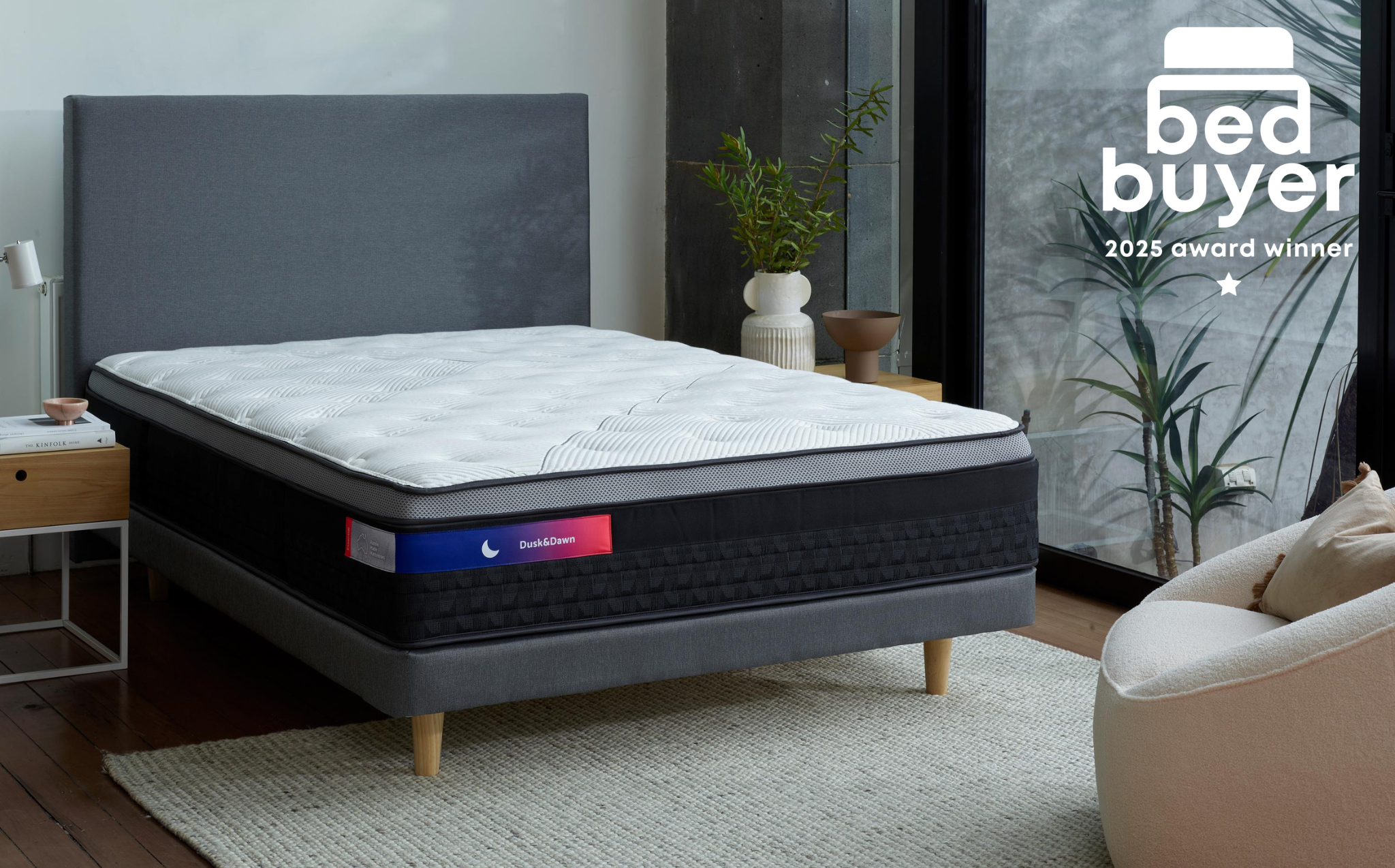 alt="Dusk&Dawn Essential Mattress - Best mattress Australia 2025"